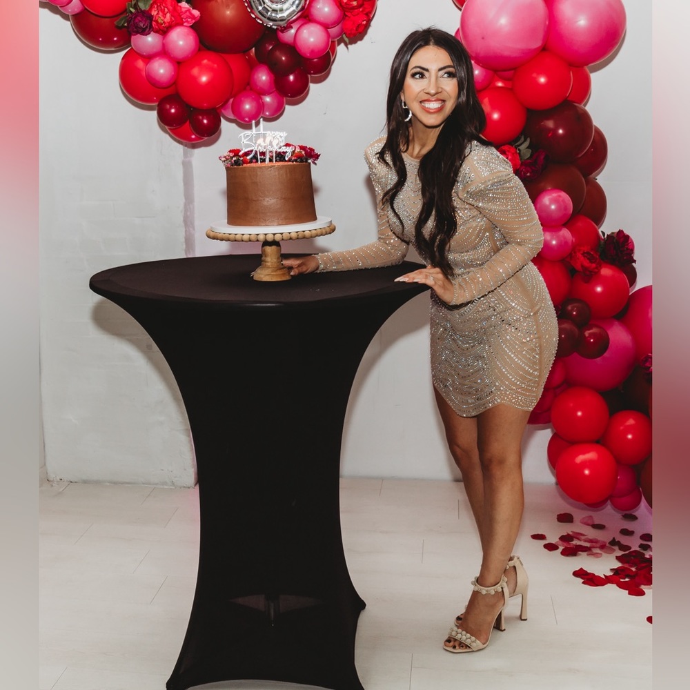 Champagne jewels Birthday dress